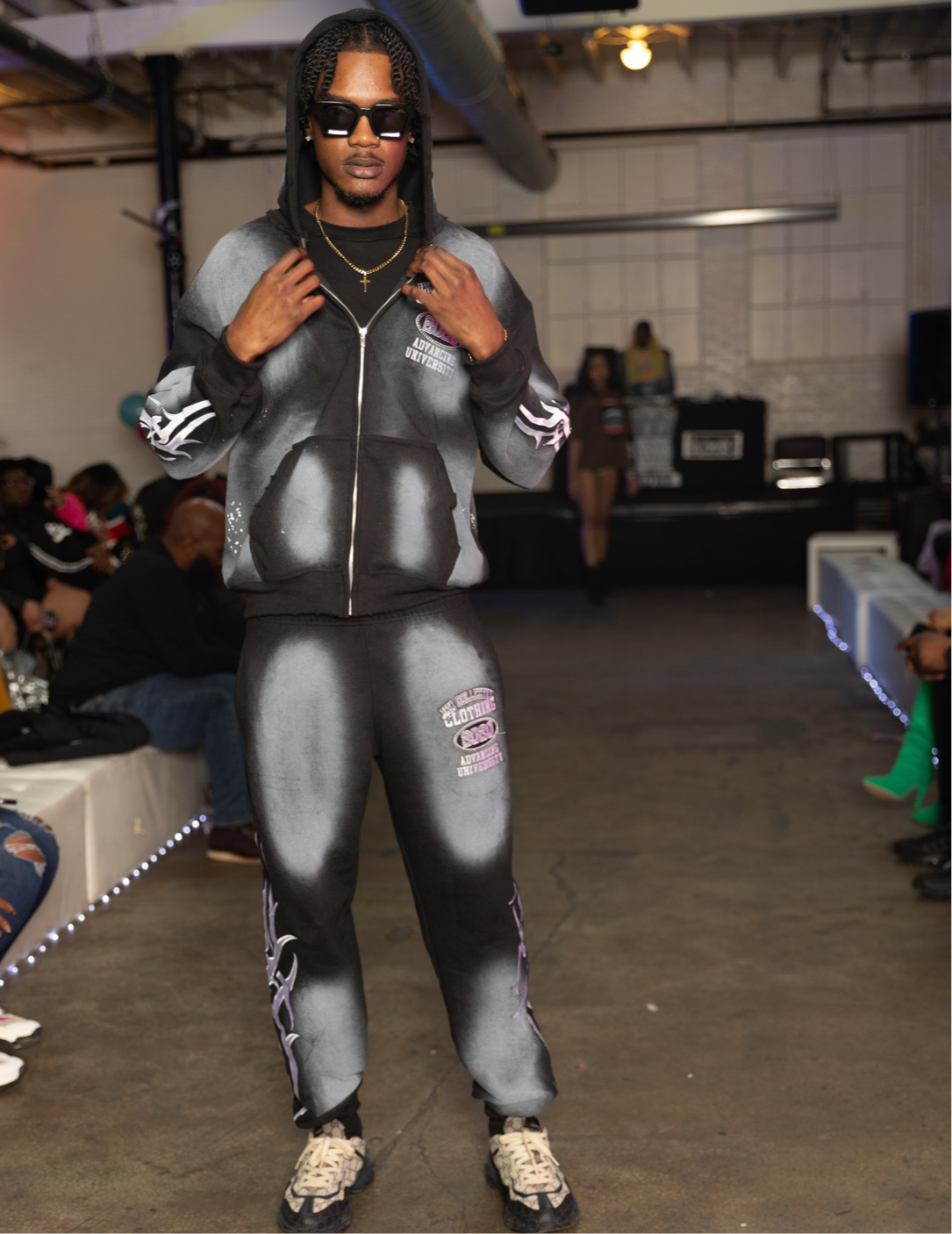 Black University Sweatsuit