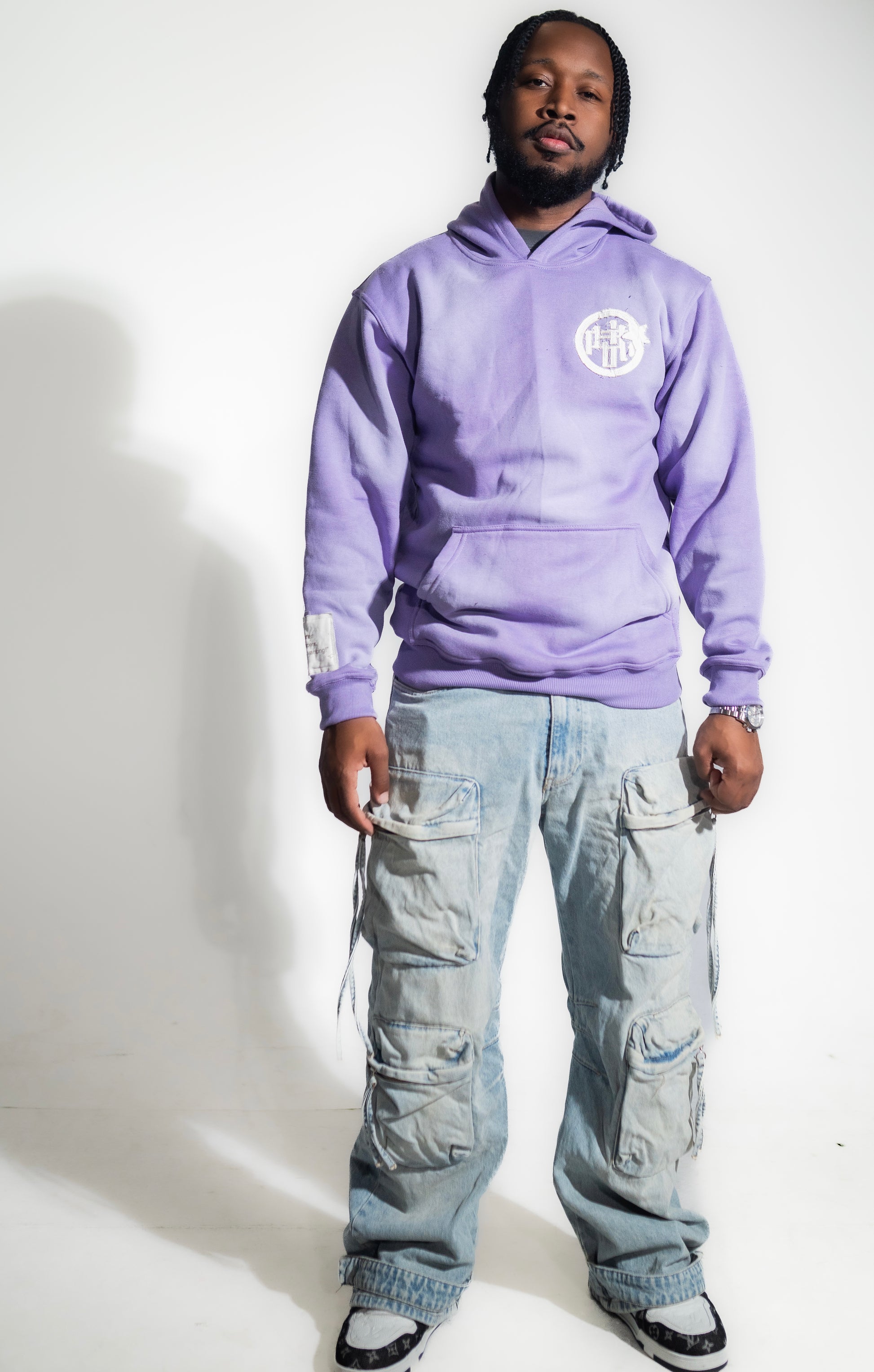 Distressed Logo Hoodie