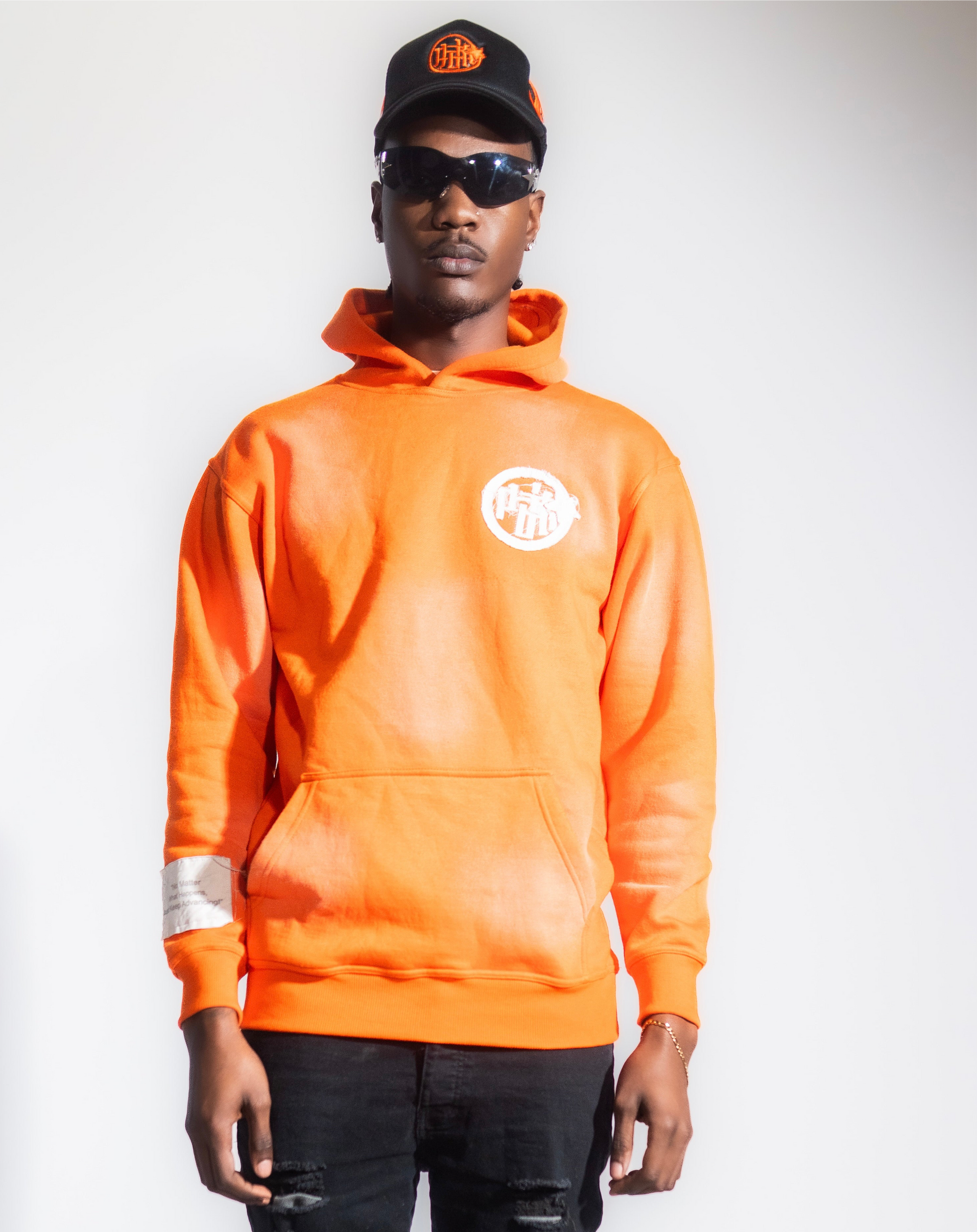 Distressed Logo Hoodie