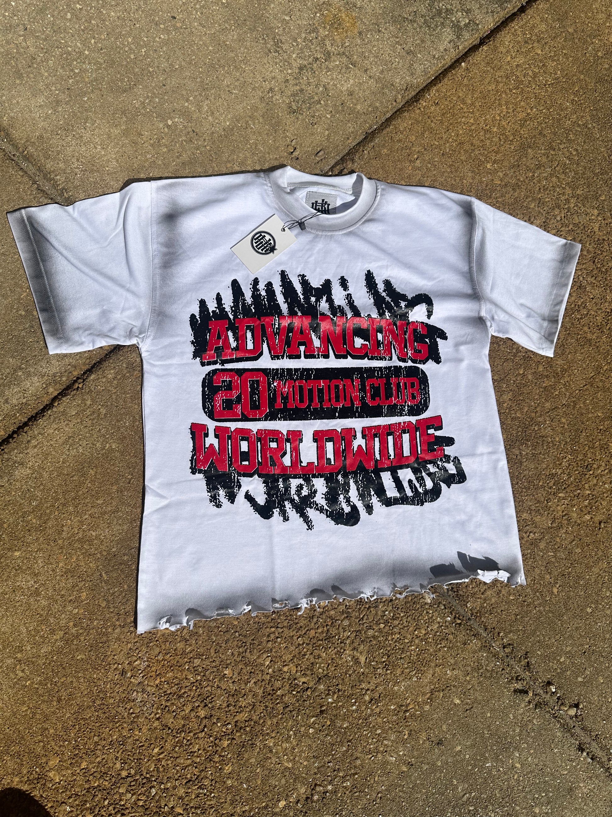 White Motion Tee