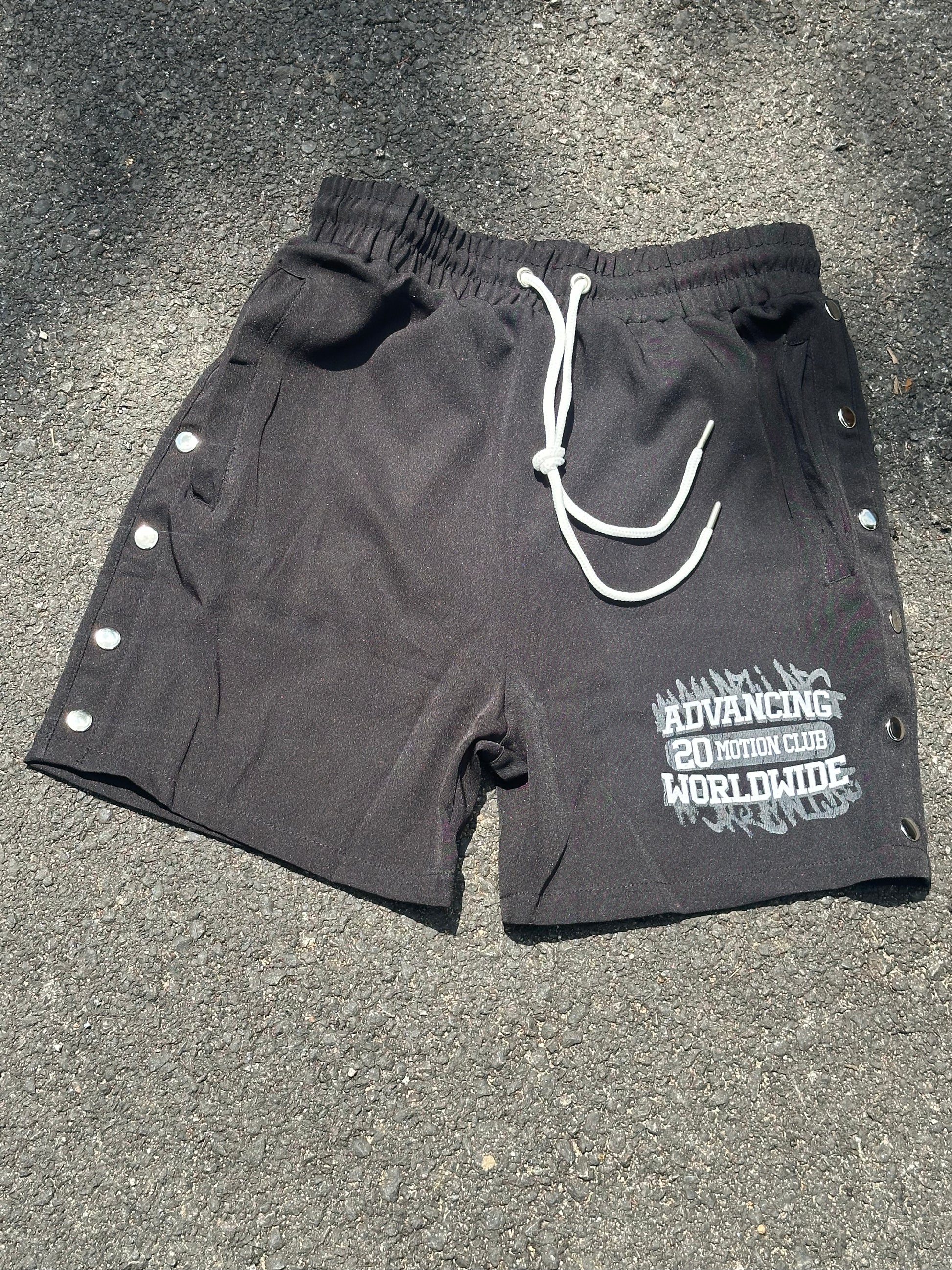 Black Nylon Shorts