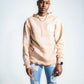 Beige Distressed Hoodie