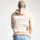 Beige Distressed Hoodie