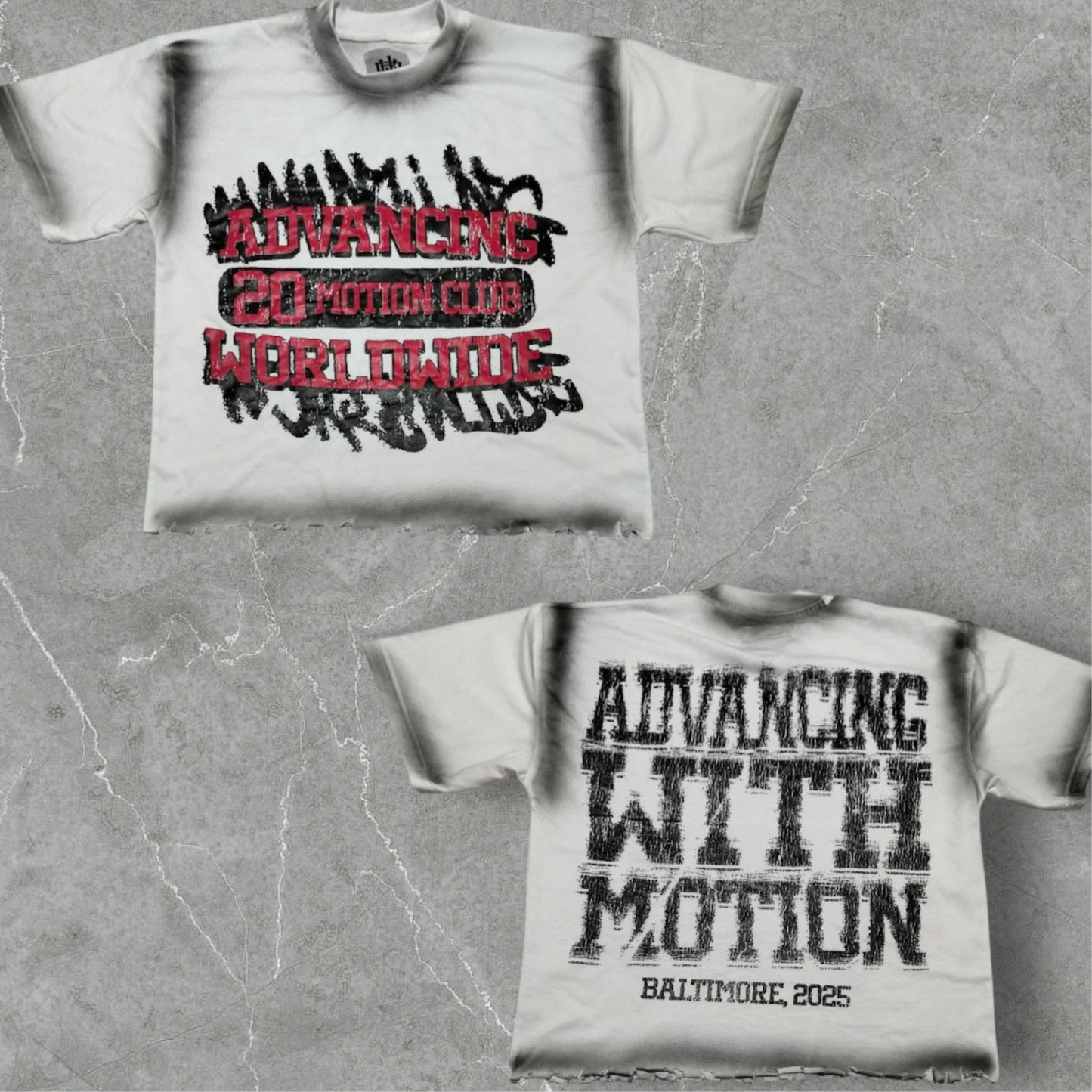 White Motion Tee