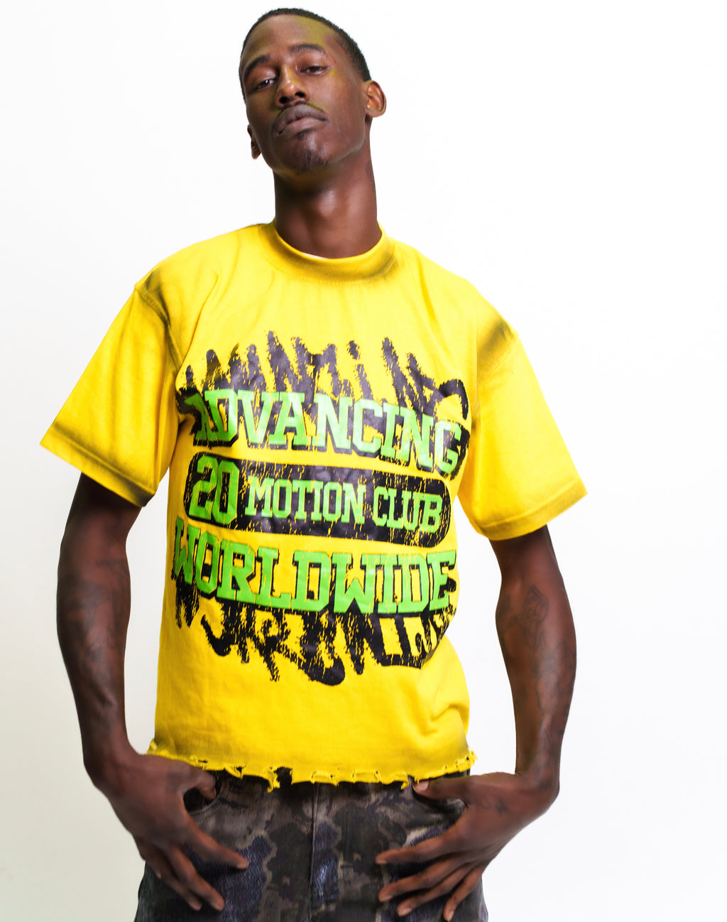 Yellow Motion Tee