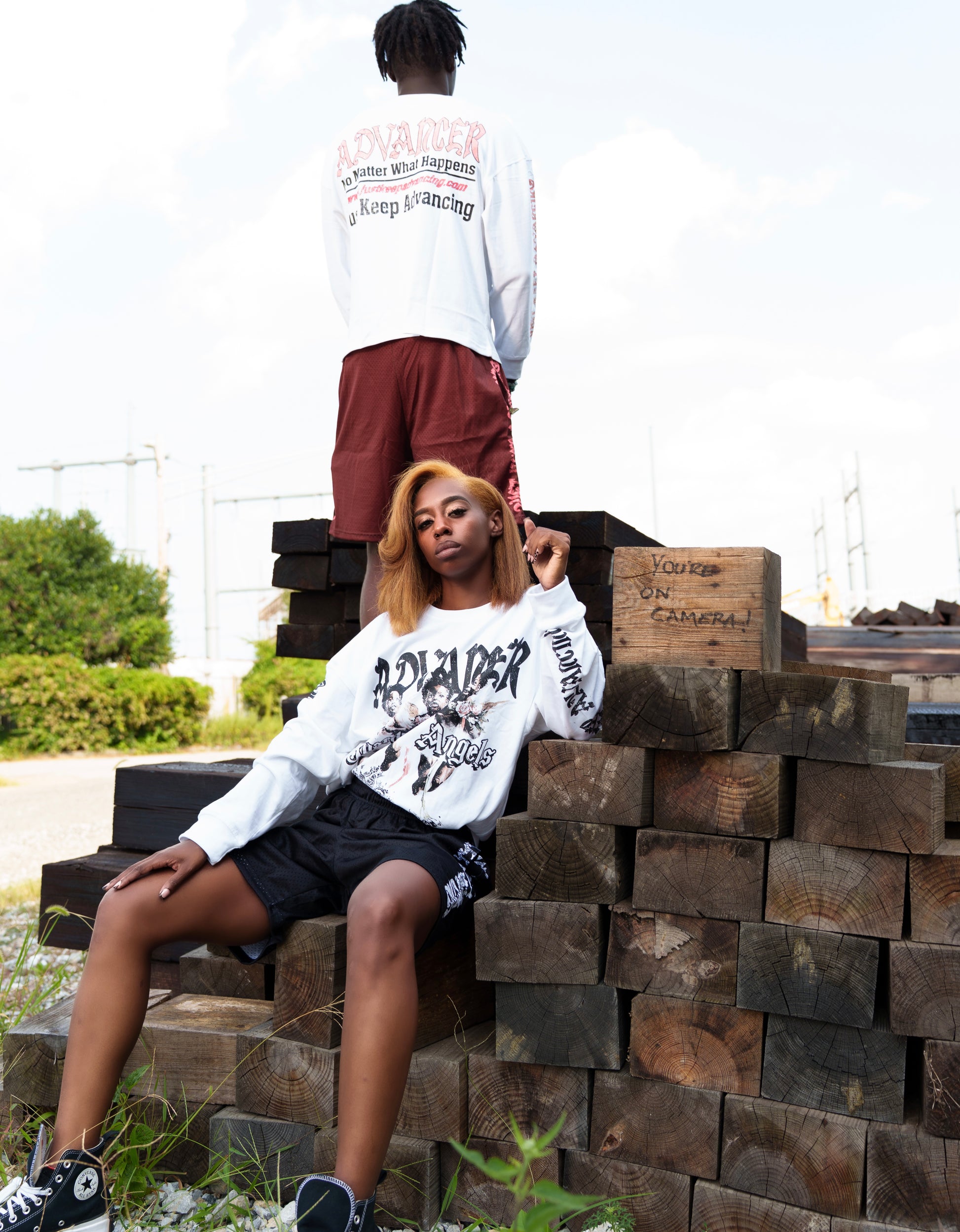 Guarded By Angels Long Sleeve Tee