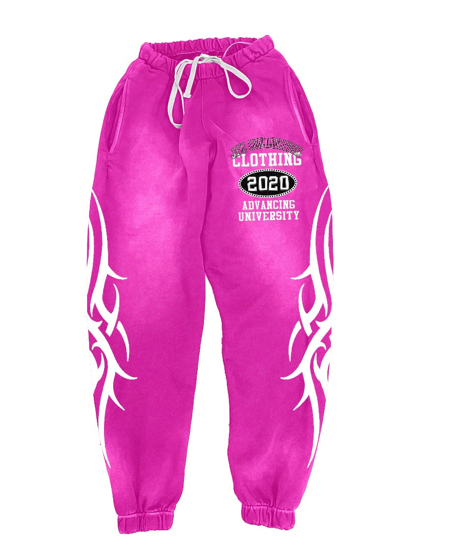 Pink University Sweatpants