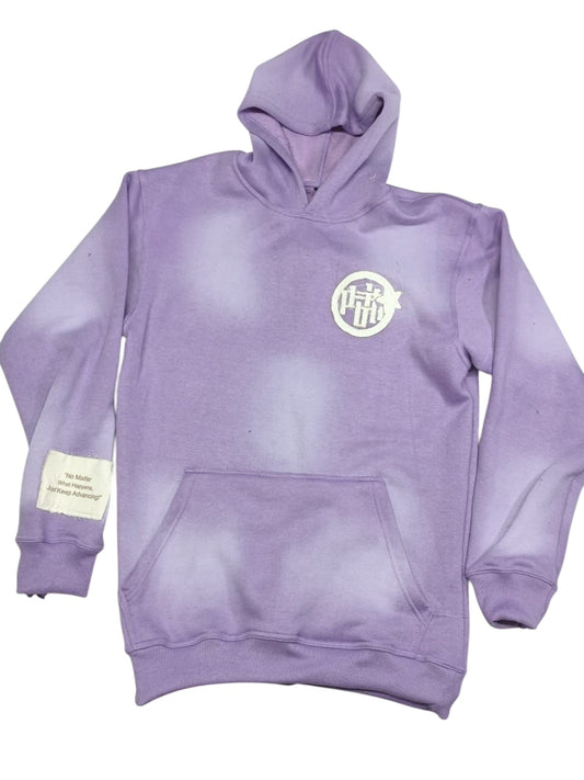 Lavender Distressed Hoodie