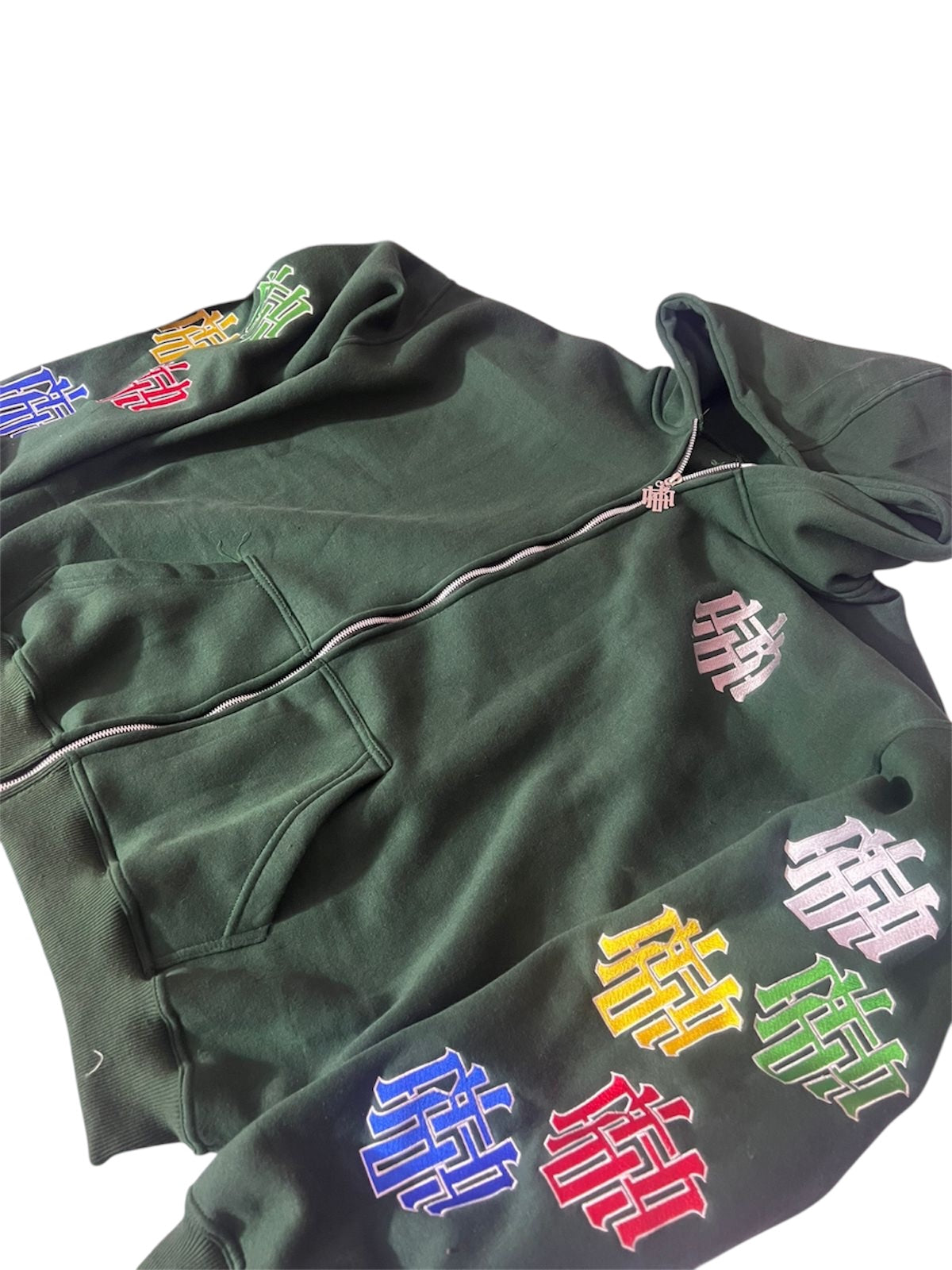 Signature Logo Zip Up Hoodie