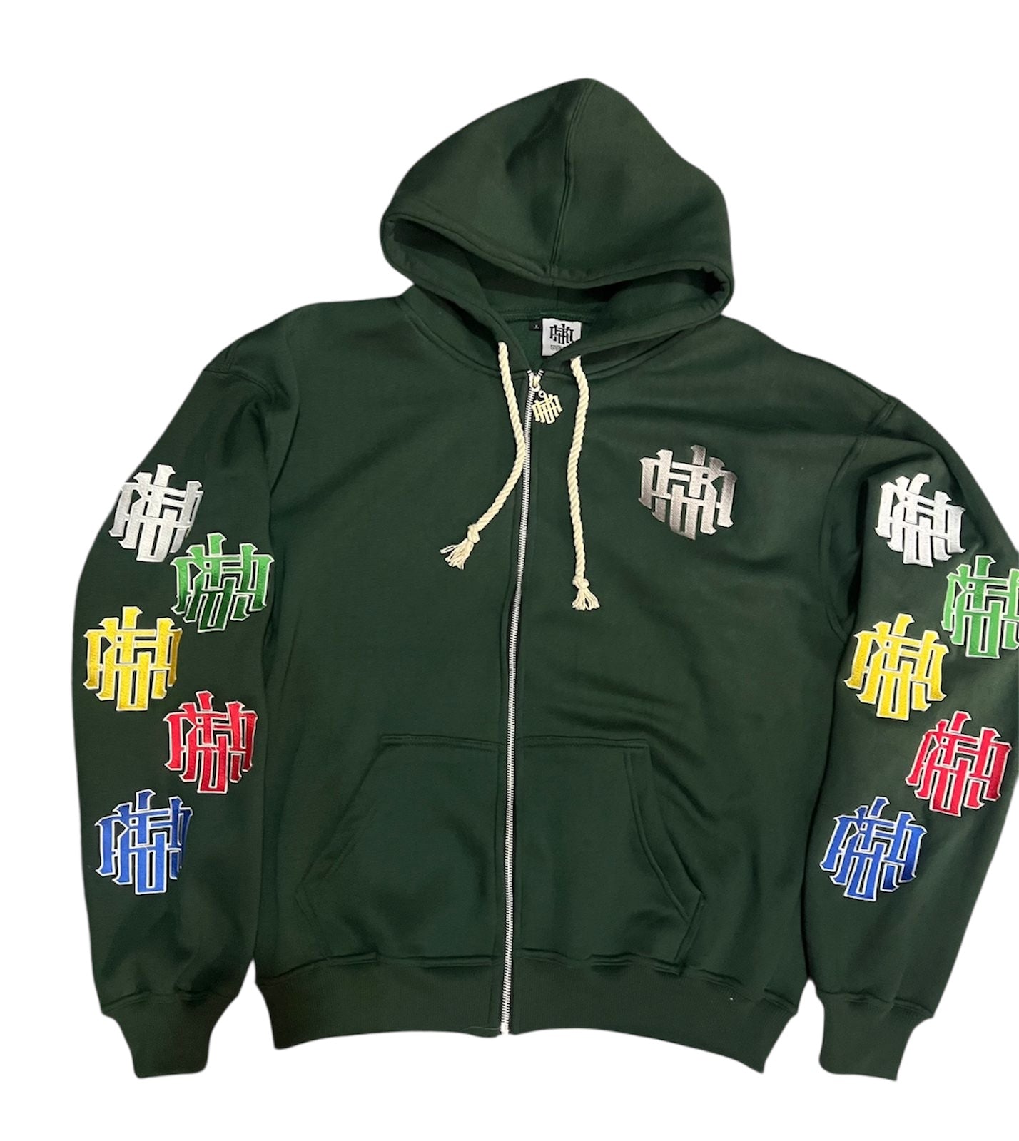Signature Logo Zip Up Hoodie