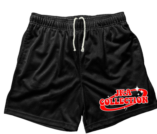 JKAC Black Mesh Shorts